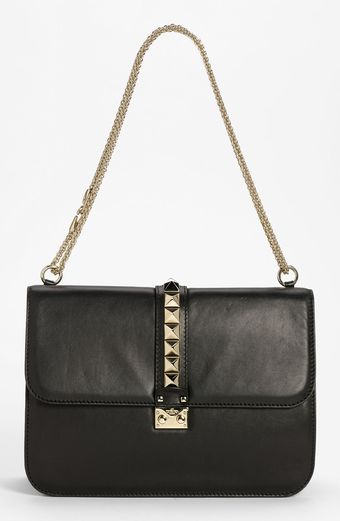 Valentino Large Leather Shoulder Bag - Lyst