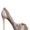 Valentino 120mm Nappa Lace Crystals Open Toe Pumps in Beige (nude) - Lyst