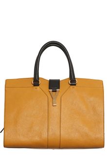 Yves Saint Laurent Medium Cabas Chyc Leather Top Handle - Lyst