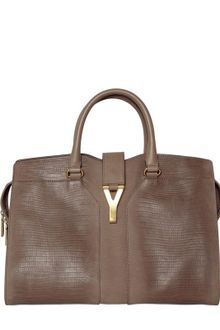 Yves Saint Laurent Medium Cabas Chyc Tejus Nabuk Top Handle - Lyst
