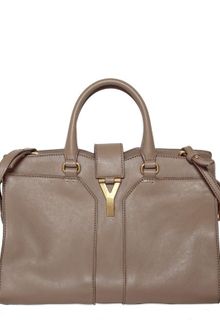 Yves Saint Laurent Mini Cabas Chyc Leather Shoulder Bag - Lyst