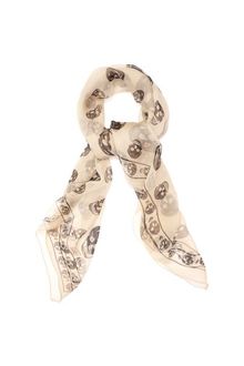 Alexander McQueen  Silk Skull Scarf - Lyst