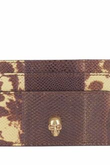 Alexander McQueen Karung Snake Skull Charm Card Holder - Lyst