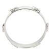 Alexander Mcqueen  3d Enamel Skull Bangle in White - Lyst