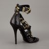 Balmain Helene Sandals in Black - Lyst