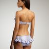 Betsey Johnson Sailorstripe Ruffled Bottom in Blue (navy) - Lyst