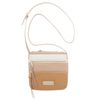 Calvin Klein Colorblock Leather Crossbody in Brown (camel combo) - Lyst