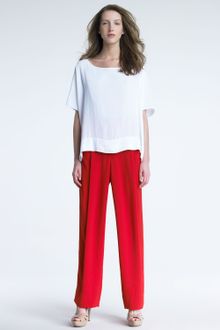 Diane Von Furstenberg Athos Wideleg Pants - Lyst