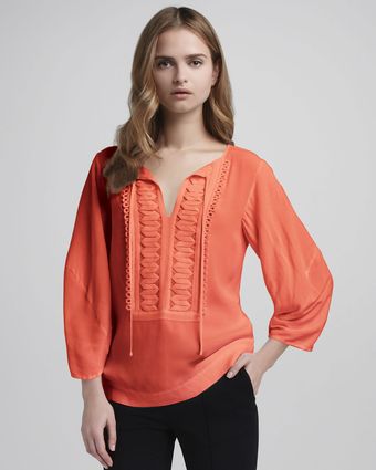Diane Von Furstenberg Iliana Embellished Top - Lyst