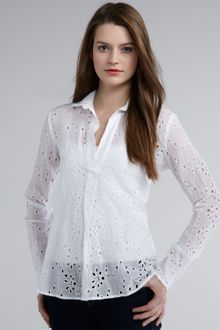 Ella Moss Annie Eyelet Top - Lyst