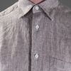 Ermenegildo Zegna Linen Shirt in Brown for Men (taupe) - Lyst