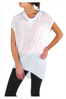 Helmut Lang Threadbare Back Twist Oversize Tee - Lyst