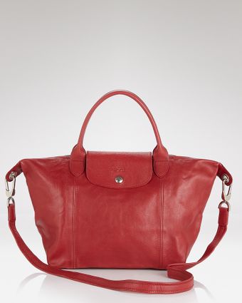 Longchamp Shoulder Bag Le Pliage Leather Cuir Small - Lyst
