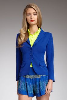 Nanette Lepore Prep School Crepe Jacket - Lyst