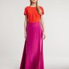 Tory Burch Kathleen Silk Maxi Skirt in Purple (magenta) - Lyst