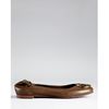Tory Burch Ballet Flats Reva in Brown (mocha) - Lyst