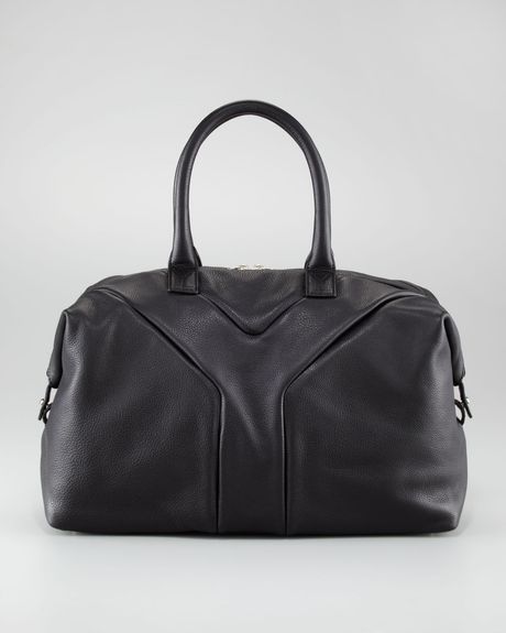 Yves Saint Laurent Easy Medium Tote Black in Black - Lyst