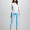 7 For All Mankind Cropped Skinny Jeans Neon Blue in Blue (neon blue) - Lyst
