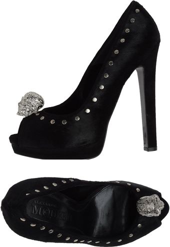 Alexander McQueen Pumps with Open Toe - Lyst