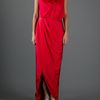 Balenciaga Maxi Dress in Red - Lyst