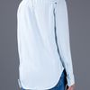 Balmain Washed Denim Shirt in Blue - Lyst