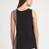 Bcbgmaxazria Elicia Cutout Tank Top in White (pearl) - Lyst