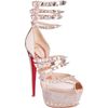 Christian Louboutin Isolde Sandals in Pink (silver) - Lyst