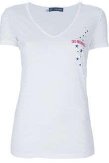 DSquared2 Printed Tshirt - Lyst