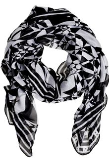 Gareth Pugh Silk Printed Scarf - Lyst