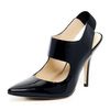 Michael Kors Maya Patent Leather Cutout Pump in Black - Lyst