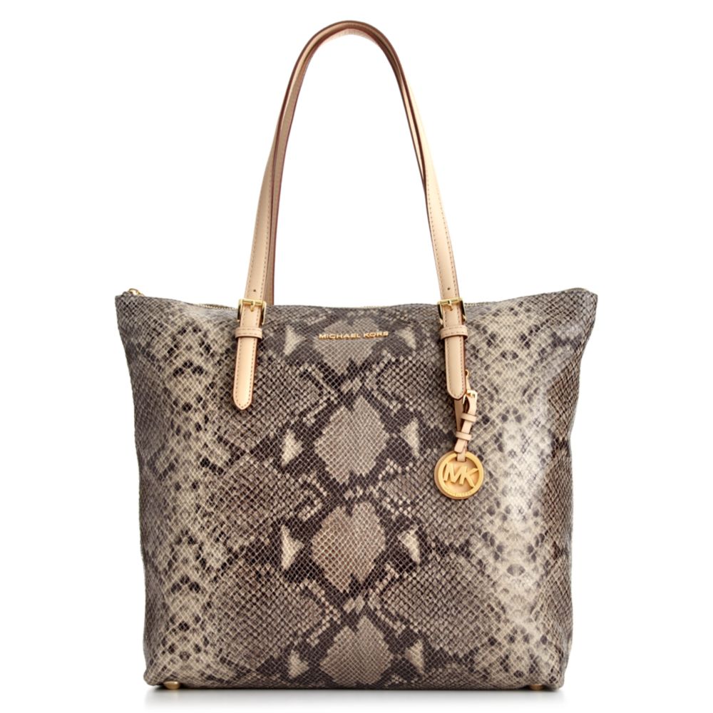 michael kors python tote