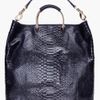 Mulberry Hetty Hobo Silky Snake Shine  in Blue (snake) - Lyst