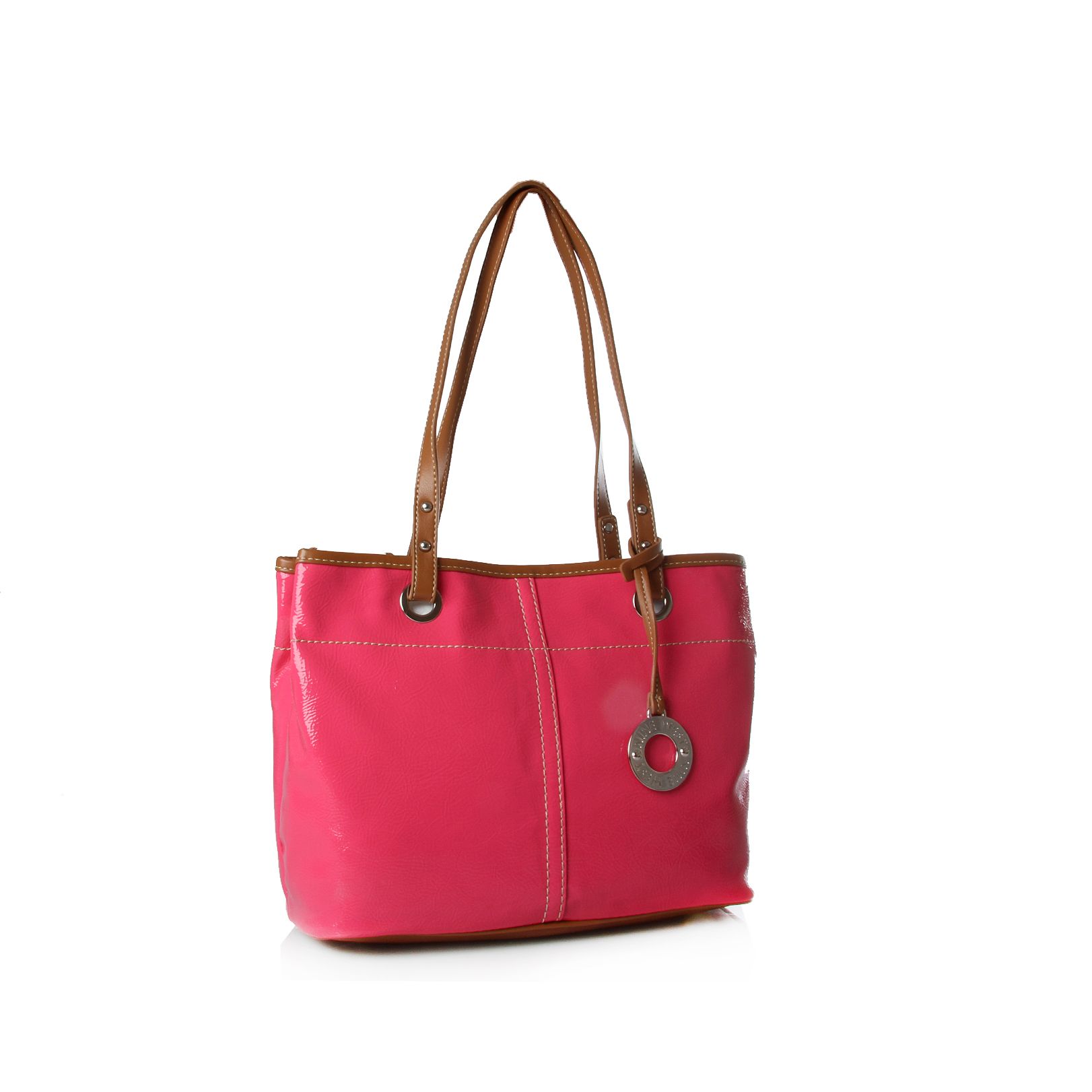 nine west pink handbag