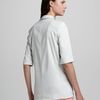 Tibi Linen Jacket in White (steel white) - Lyst