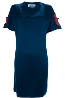 Yves Saint Laurent Poppy Detail Dress - Lyst
