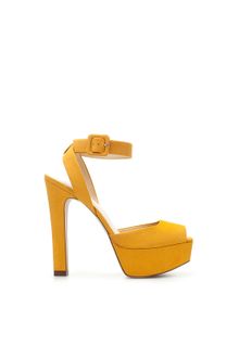 Zara High Heel Sandal with Ankle Strap - Lyst