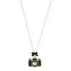 Betsey Johnson Gold Tone Camera Pendant in Gold - Lyst