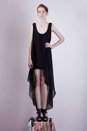 Charlotte Rouge Dress with a Train - Lyst