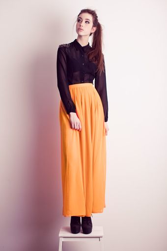 Charlotte Rouge Maxi Skirt - Lyst