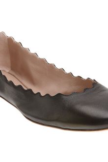Chloé Scalloped Flat - Lyst