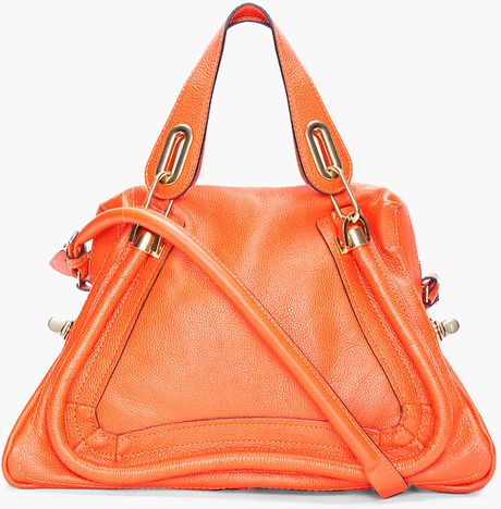 Chloé Orange Medium Paraty Bag in Orange - Lyst