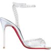 Christian Louboutin Icone A Clous in Silver - Lyst