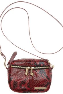 Kenneth Cole Reaction Wooster Street Python Camera Crossbody - Lyst