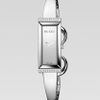 Gucci GFrame Diamond Stainless Steel Rectangular Watch in Silver - Lyst