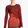 Missoni Marble Stitch Space Dye Sweater in Red (maroon) - Lyst
