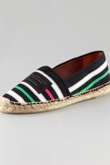 Marc By Marc Jacobs Striped Espadrille Slip-Ons - Lyst