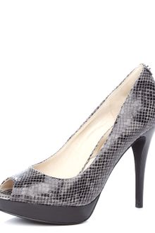 Michael by Michael Kors York Pythonembossed Platform Pump  - Lyst