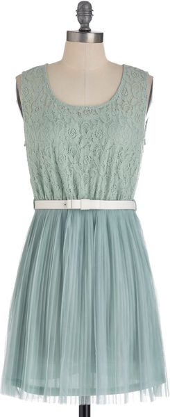 Modcloth Peppermint Frosting Dress in Blue (mint) - Lyst