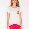 Sass And Bide Sequin Pocket White Tshirt in White - Lyst