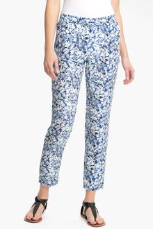 Theory Jesha Bermuda Crop Slim Leg Pants - Lyst